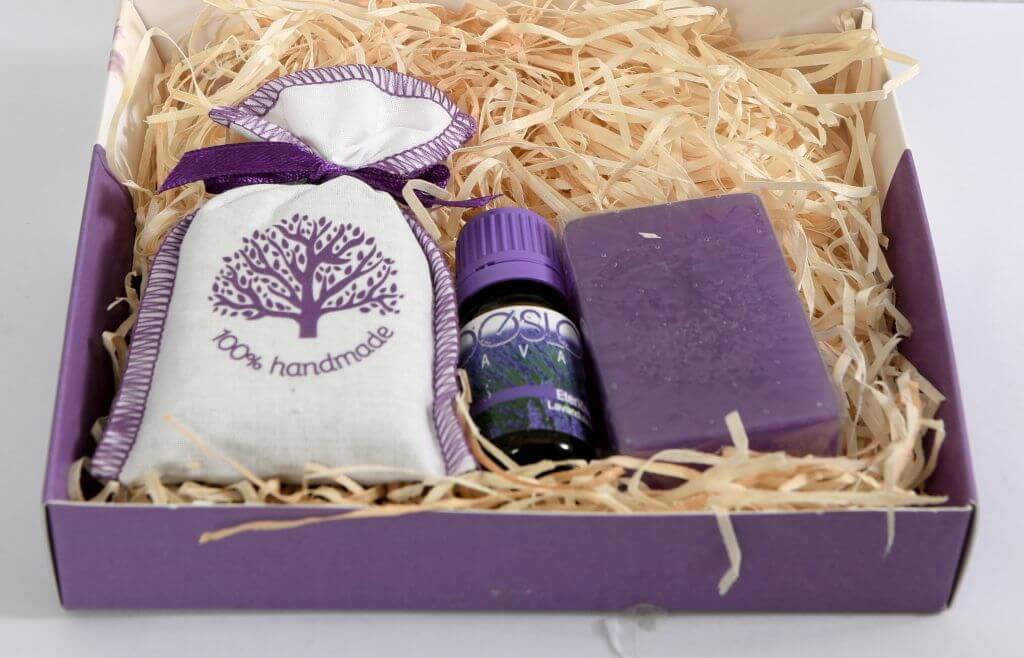 Duftsäckchen mit getrockneten Lavendelblüten Schrankduft Geschenk 5 x Lavendelsäckchen