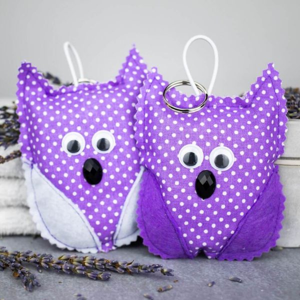 Lavender owl – small